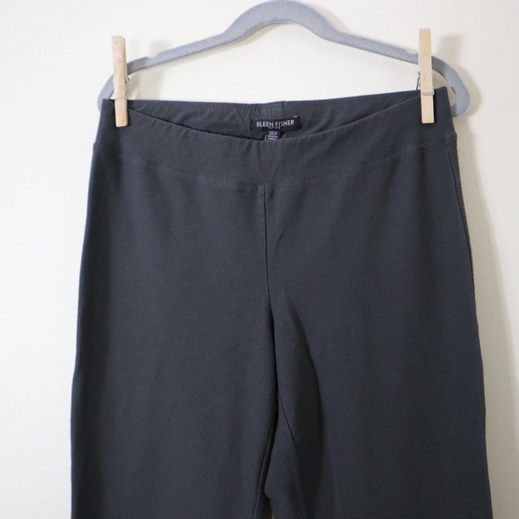 Eileen Fisher Size PP System Washable Crepe Slim Ankle Pant Gray - Picture 3 of 9